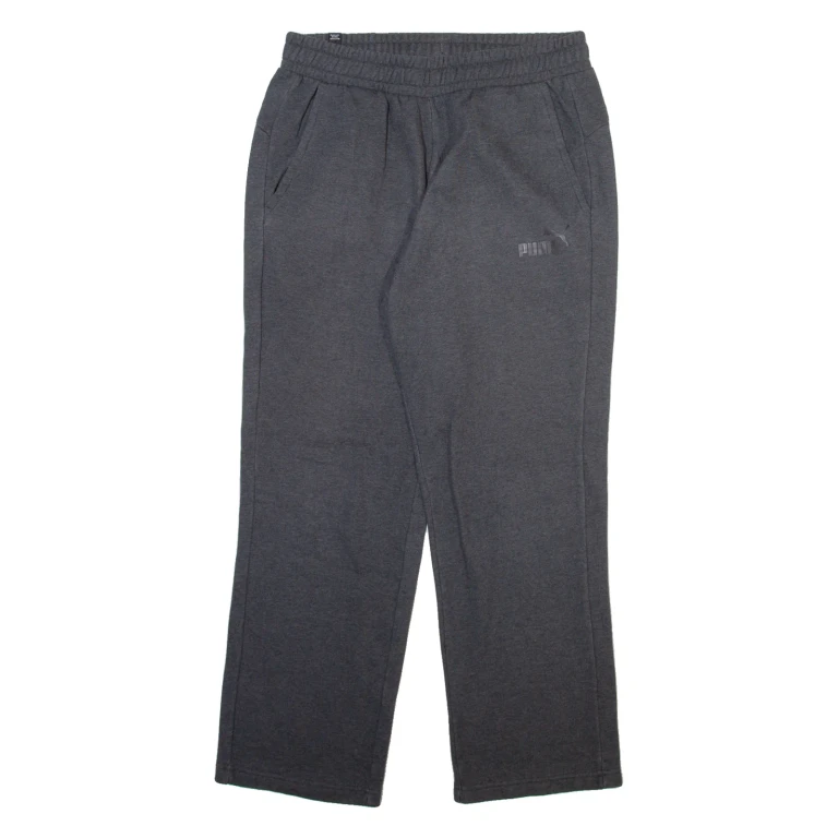 PUMA Mens Joggers Grey Straight L W30 L28