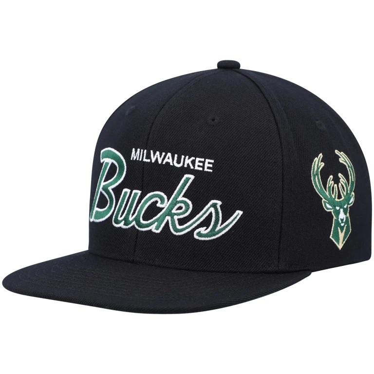 Men's NBA Team Script 2.0 Snapback Bucks
