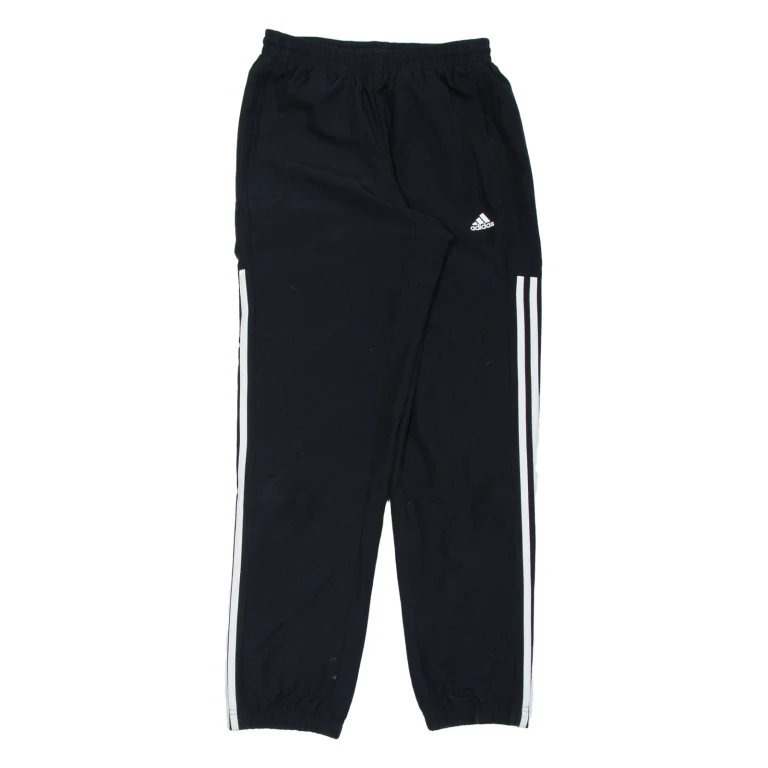 ADIDAS Mens Track Pants Black Tapered S W26 L30