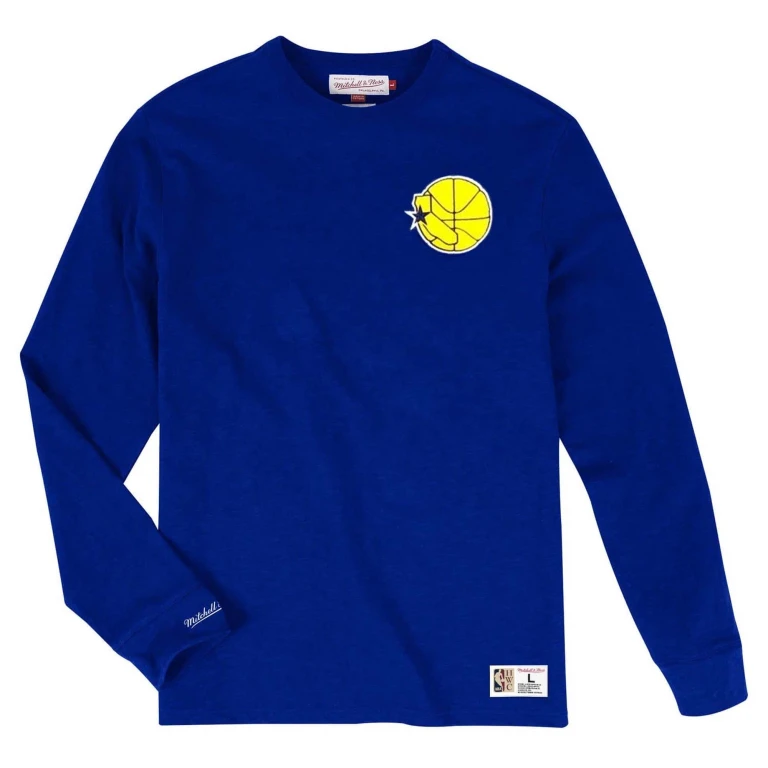 Men's NBA Golden State Warriors Slub Longsleeve Tee Long Sleeve Shirts