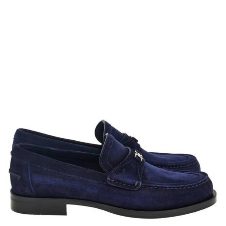 Duke Ornament Suede Loafers, Size 9 EE (022184 768172)