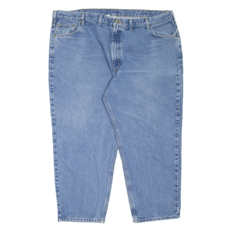 CARHARTT Workwear Mens Jeans Blue Relaxed Tapered W48 L28