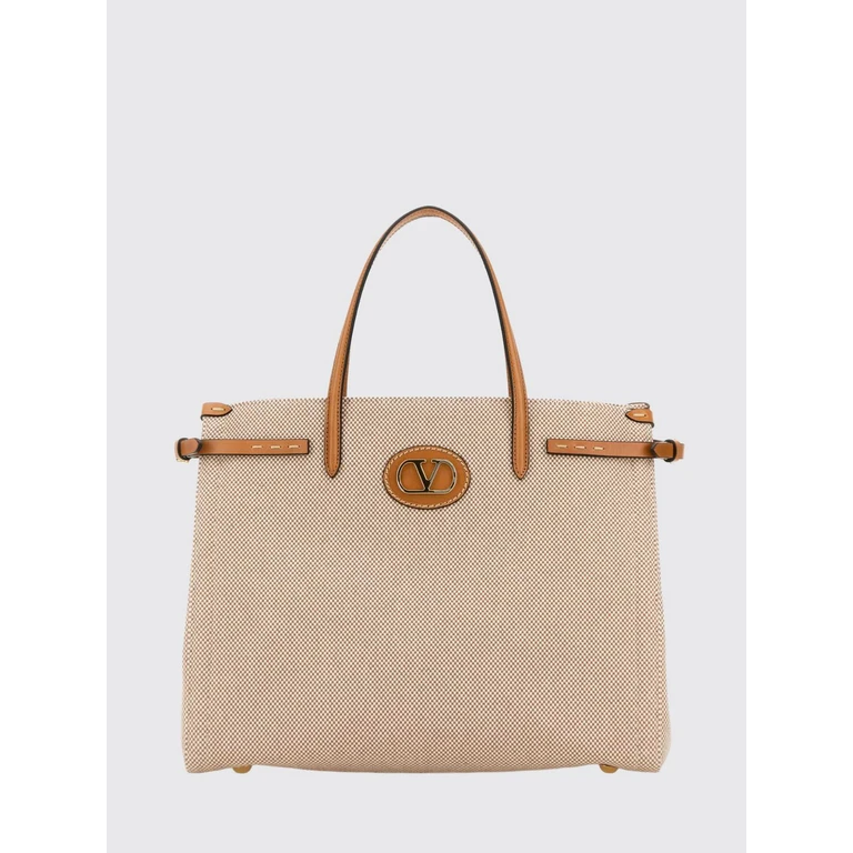 Antibes Canvas Tote Bag with VLogo Signature Monogram (8W2B0R19EZTR2H)