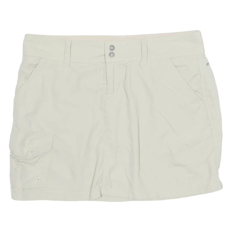 COLUMBIA Womens Skort Skirt Beige Short Nylon UK 8