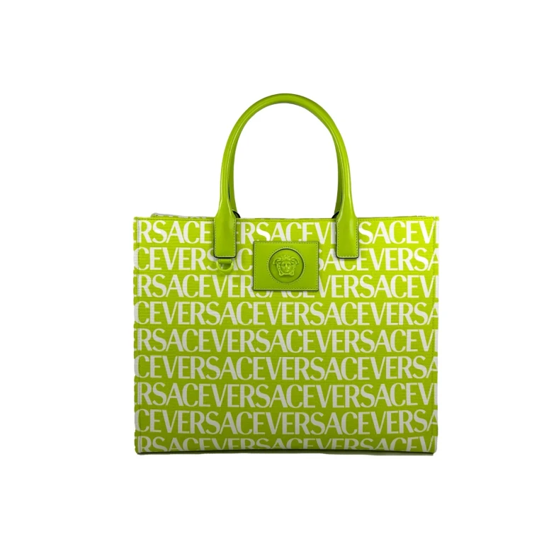 Versace Medusa Large Canvas Tote Bag Gold - Women