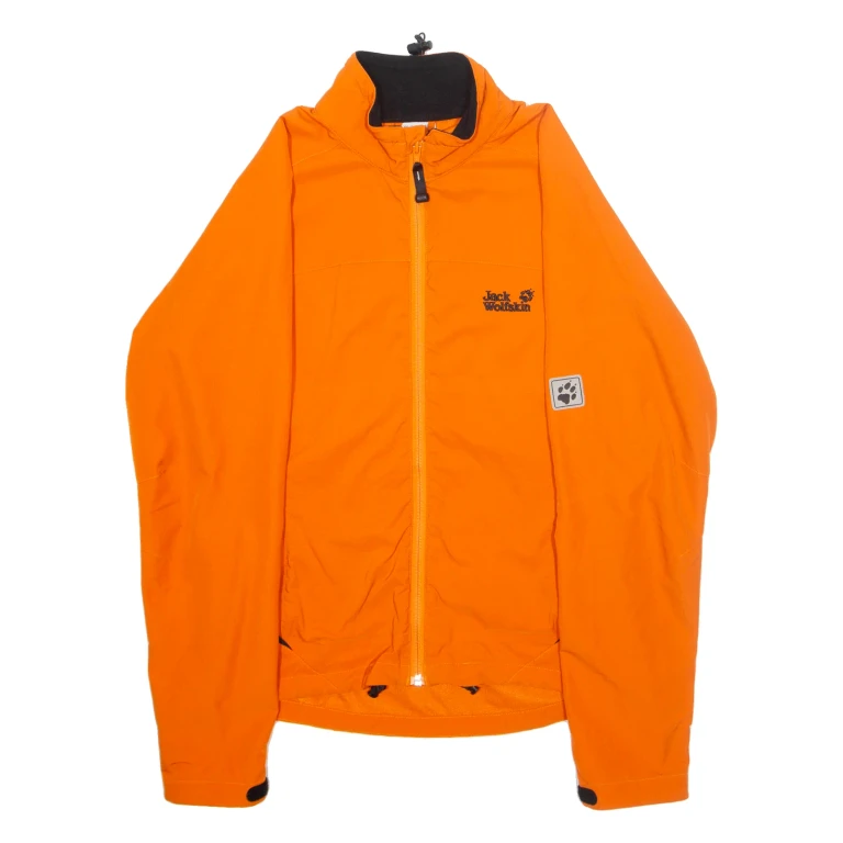 JACK WOLFSKIN Womens Shell Jacket Orange UK 16