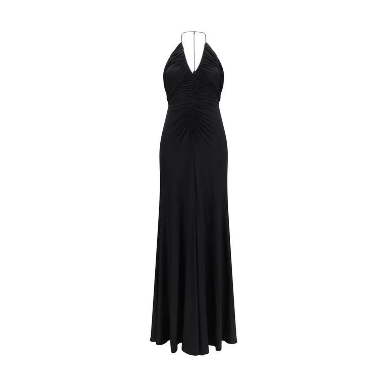 Black Viscose Cocktail Dress - Women