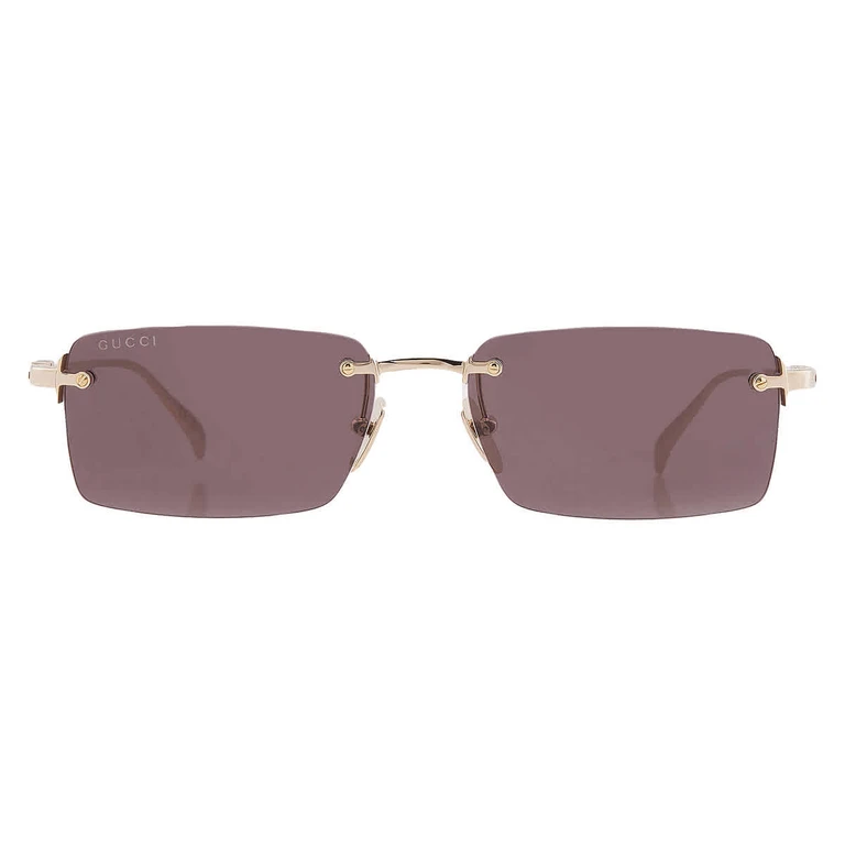 Gucci Grey Rectangular Mens Sunglasses GG1941S 001 56