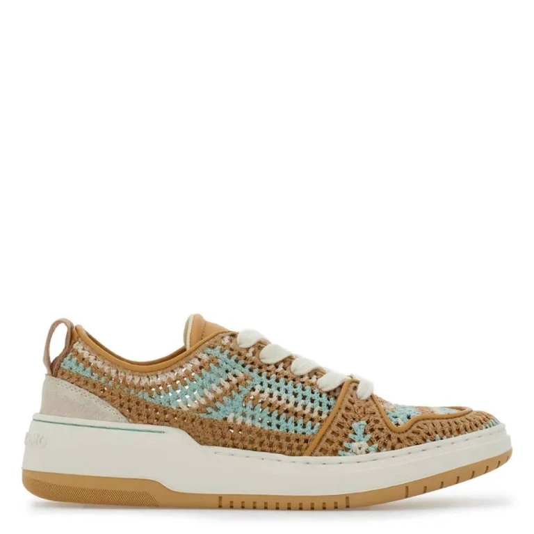 Dennis Macrame Low-Top Sneakers, Size 7
