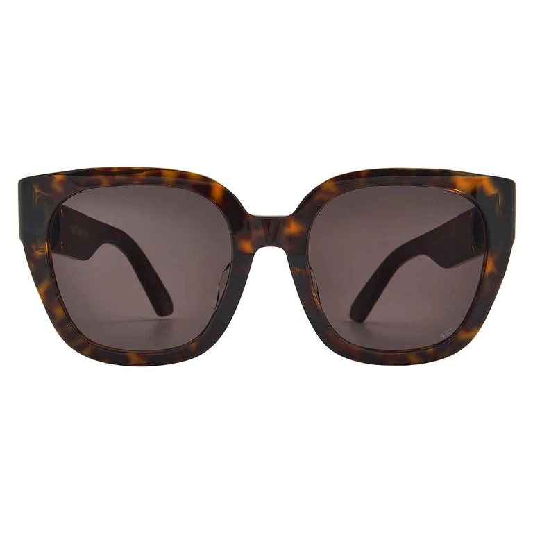 Dior 30MONTAIGNE S10F Smoke Mirror Square Ladies Sunglasses CD40129F 52C 54