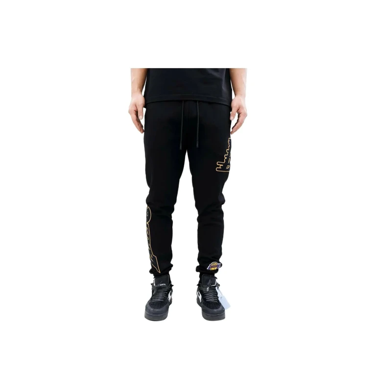 NBA Los Angeles Lakers Blended Men Jogger Pants Black