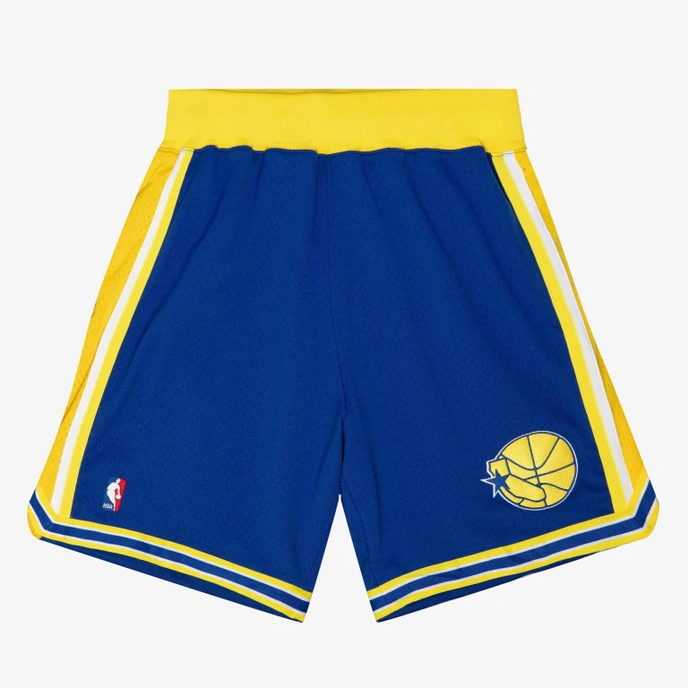 Men's NBA Authentic Road Shorts Warriors 95-96