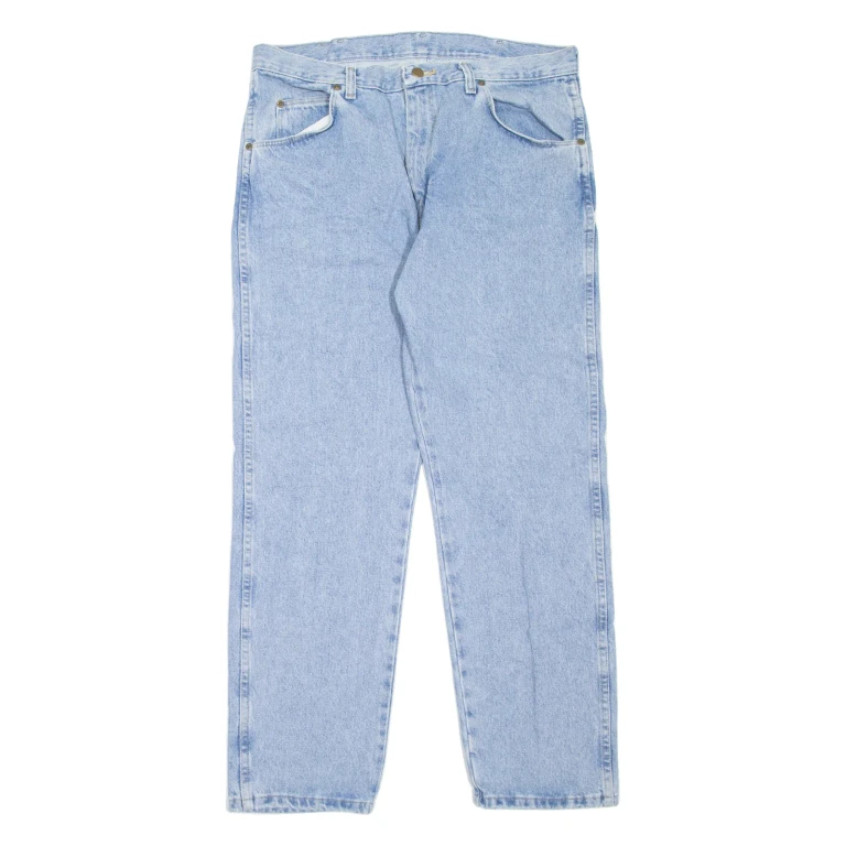 WRANGLER Blues Mens Jeans Blue Regular Tapered W36 L30