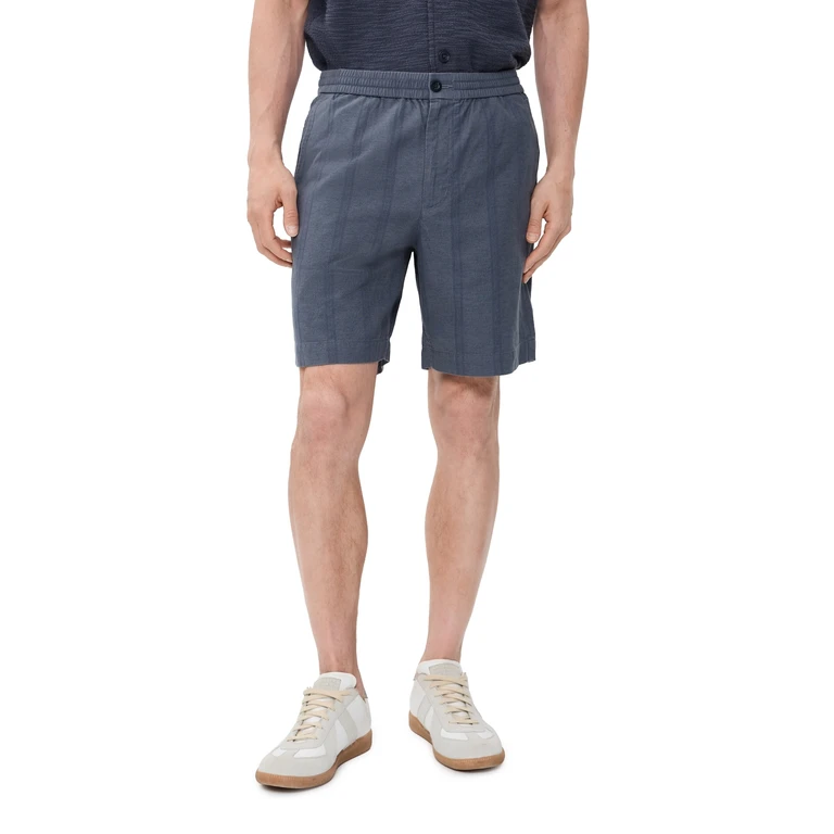 Vince Cove Stripe Shorts 8 Neue Blue M