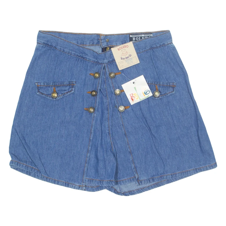 BOLERO Womens Denim Shorts Blue M W29