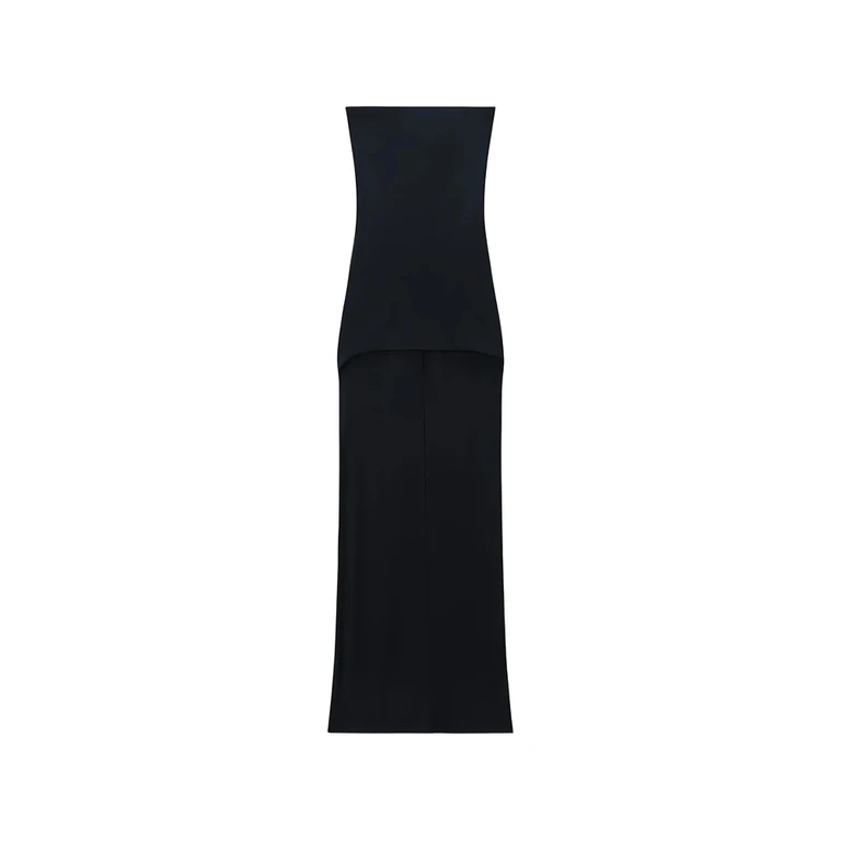Strapless High-low Dress