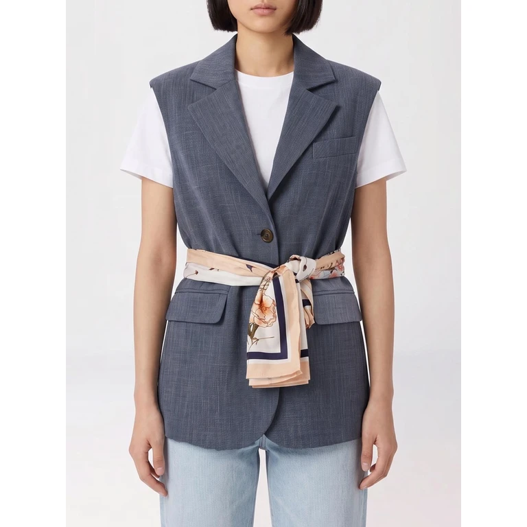 LIU JO Waistcoat Woman color Blue (WA6165T332AX0761)