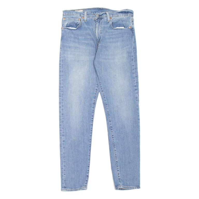 LEVI'S 512 BIG E Jeans Mens Blue Slim Tapered Stone Wash W30 L29