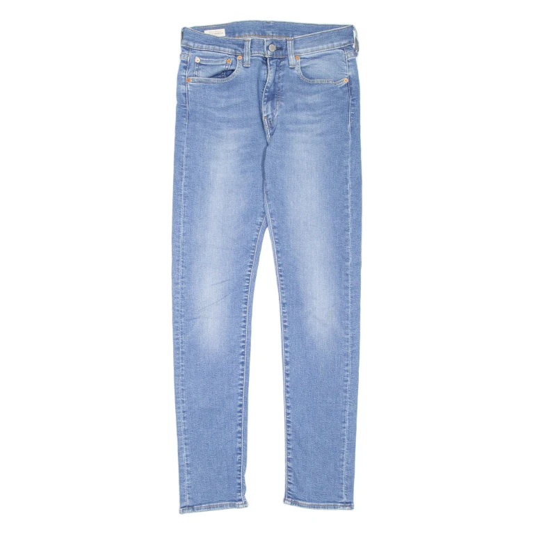 LEVI'S 519 Jeans Mens Blue Slim Skinny Stone Wash W32 L34