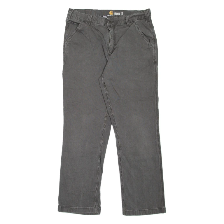 CARHARTT Workwear Mens Jeans Grey Relaxed Tapered W31 L29