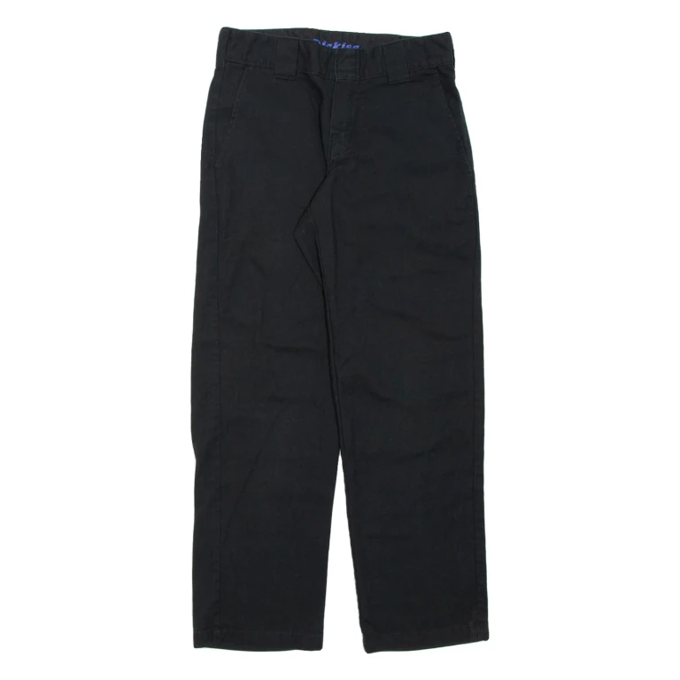 DICKIES Chino Mens Trousers Black Regular Straight W28 L30