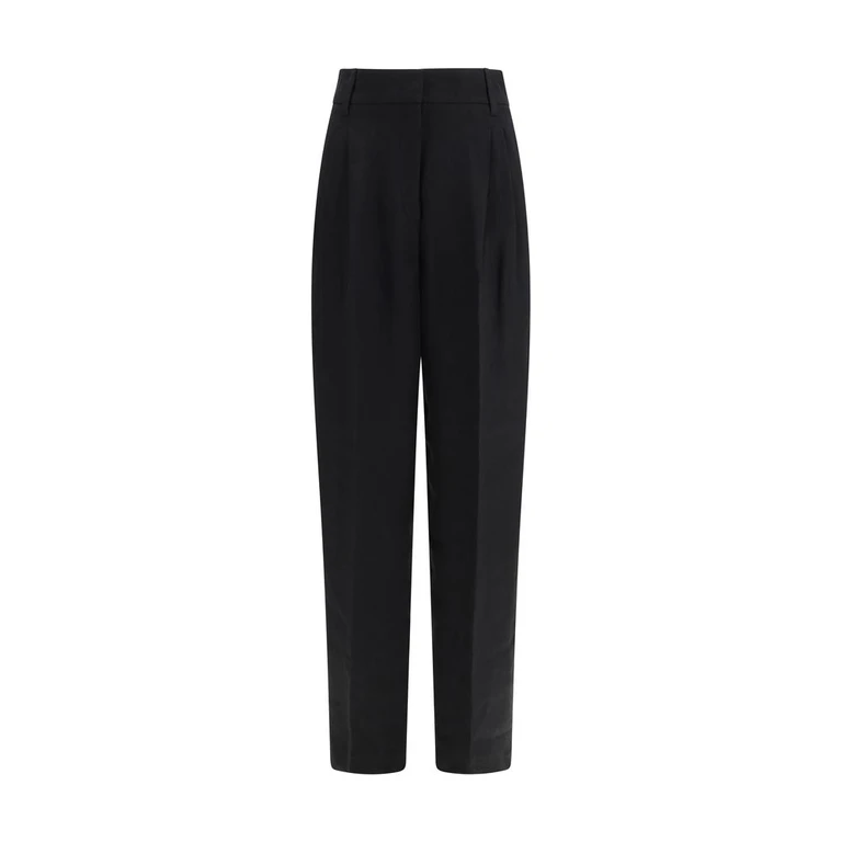 Max Mara Black Linen Pants - Women