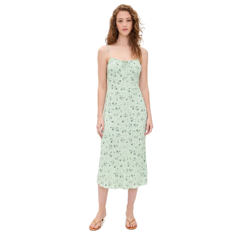 Favorite Daughter The One That Got Away Midi Dress Ditsy Floral 14