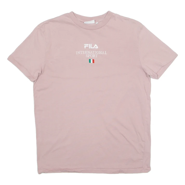 FILA Mens T-Shirt Pink S