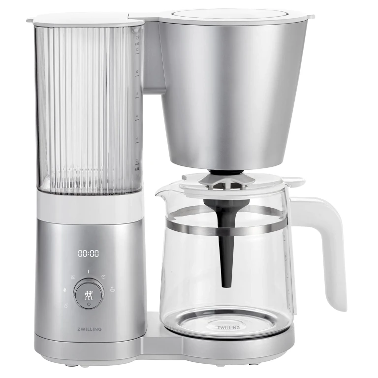 Enfinigy Glass Drip Coffee Maker 12 Cup, Awarded the SCA Golden Cup Standard (Silver)