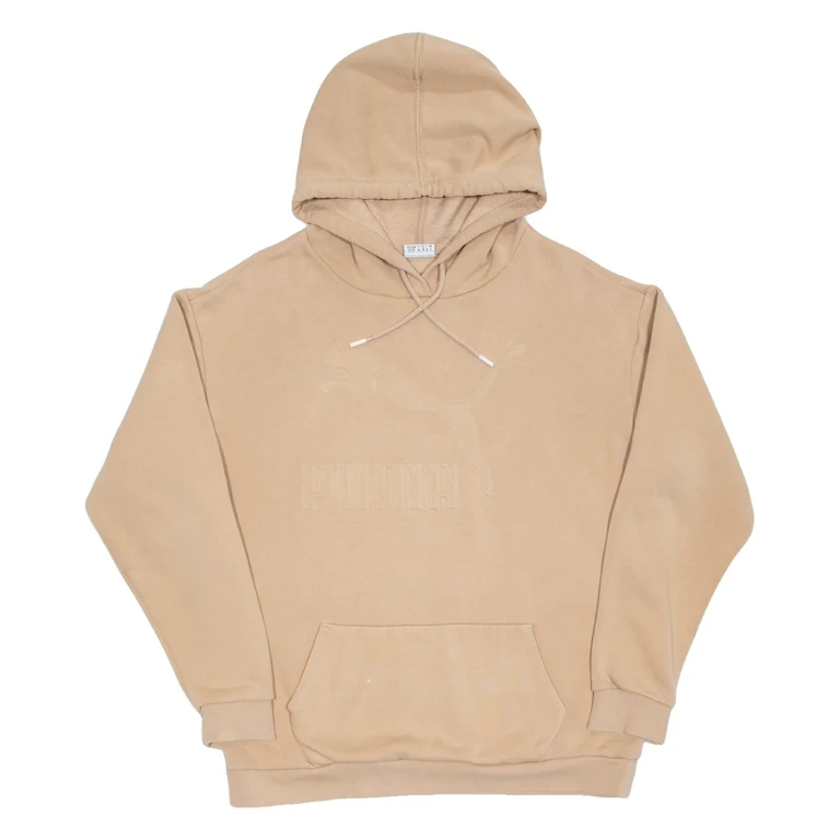 PUMA Womens Beige Hoodie UK 8