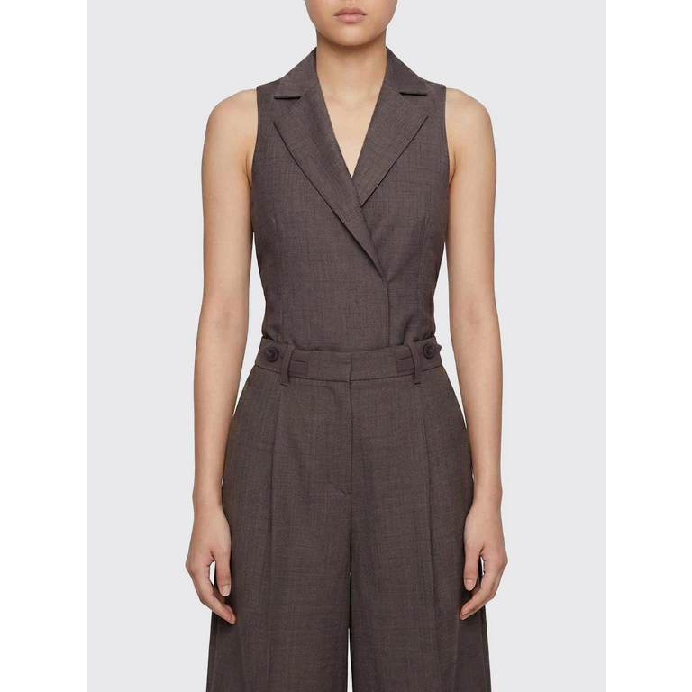 LIU JO Waistcoat Woman color Black (CA6127T577AP9578)