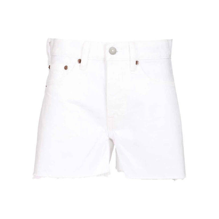 Polo Ralph Lauren WOVEN-SHORTS White Cotton Trousers - Women