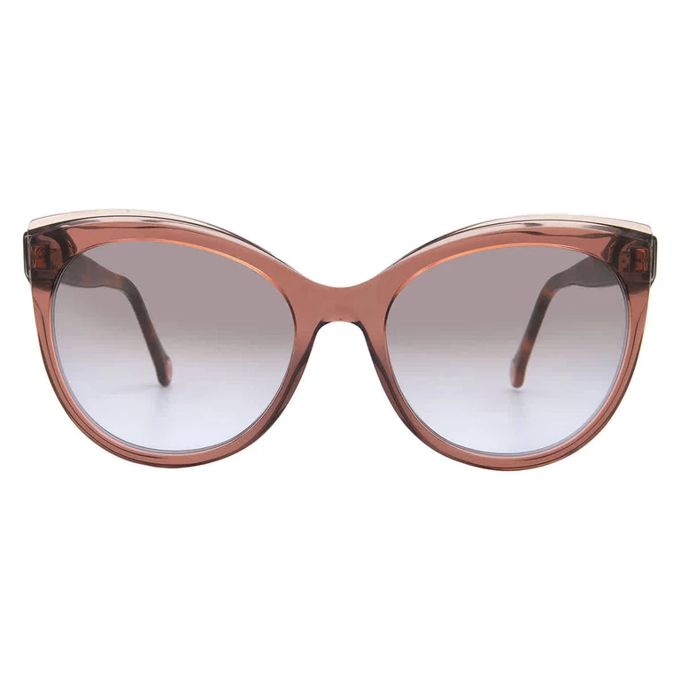 Brown Violet Cat Eye Ladies Sunglasses HER 0175/S 0NUX/QR 57