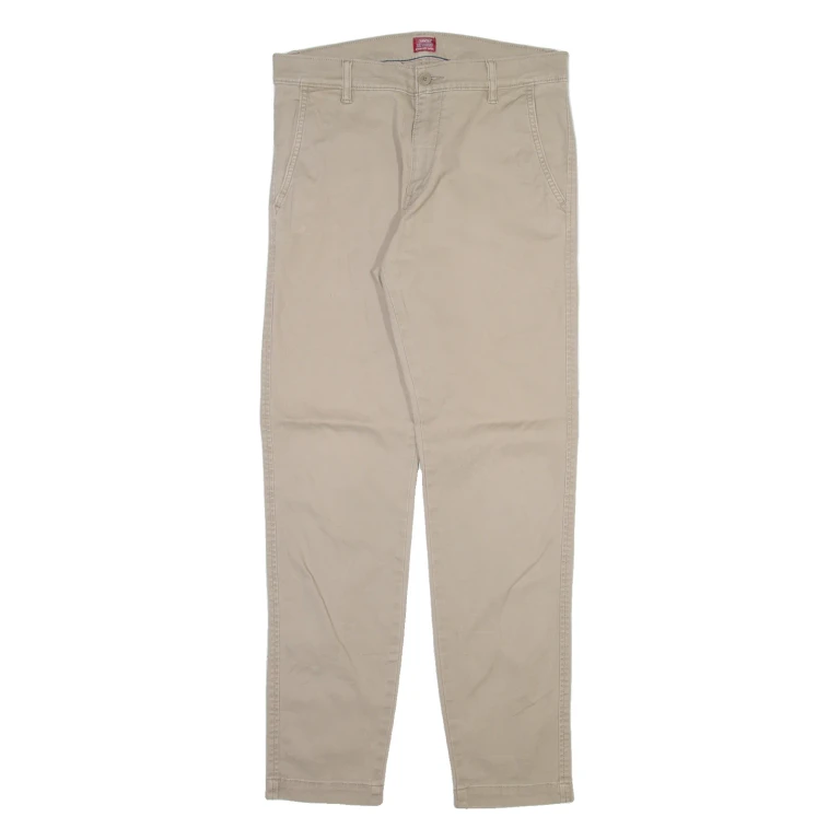 LEVI'S Mens Trousers Beige Regular Tapered W30 L32