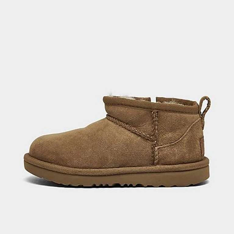 Kids Toddler Classic Ultra Mini Boots in Chestnut