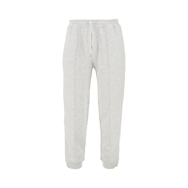 BRUNELLO CUCINELLI Mélange double jersey sweatpants Man S