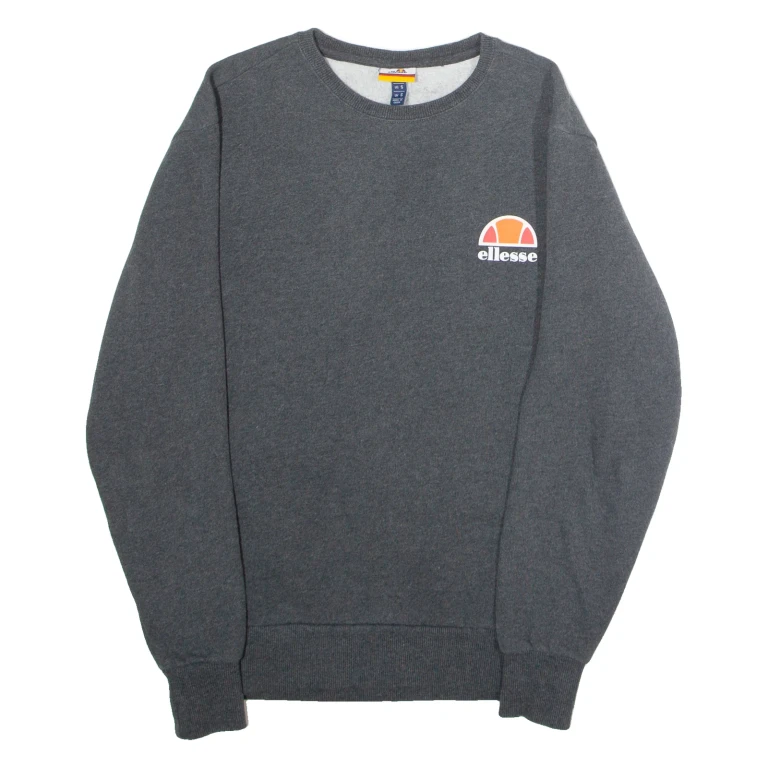 ELLESSE Mens Sweatshirt Grey Crew Neck S
