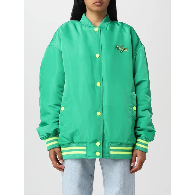 Jacket Woman color Green (74CBSD01CQD18144)