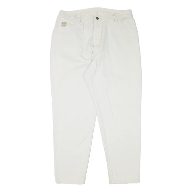 WRANGLER Womens Jeans Cream Regular Mom 90s W32 L29