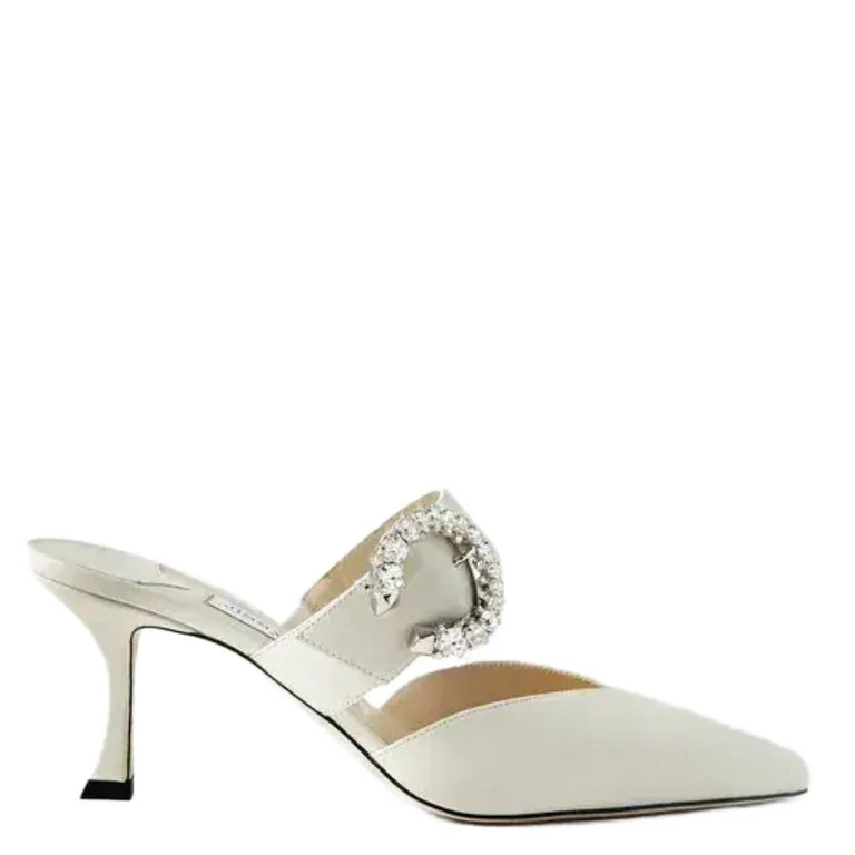 Marta 70 Nappa Heeled Mules, Brand Size 34.5 ( US Size 4.5 )