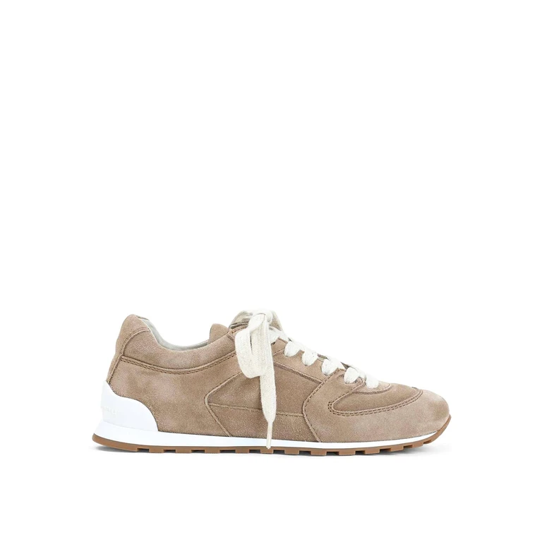 Brunello Cucinelli Suede Panelled Trainers