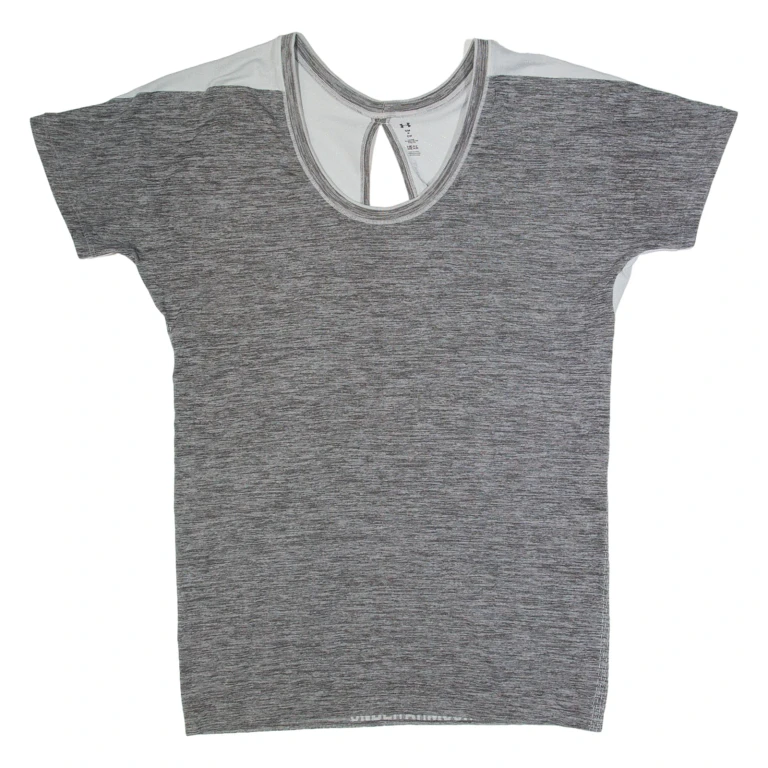 UNDER ARMOUR Womens Sports Top Grey S