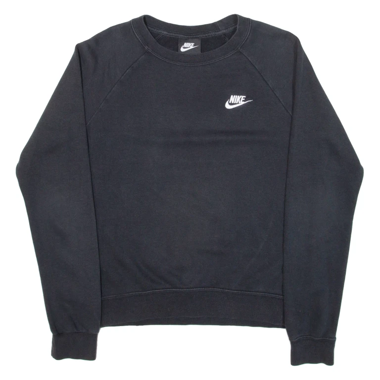 NIKE Mens Sweatshirt Black S