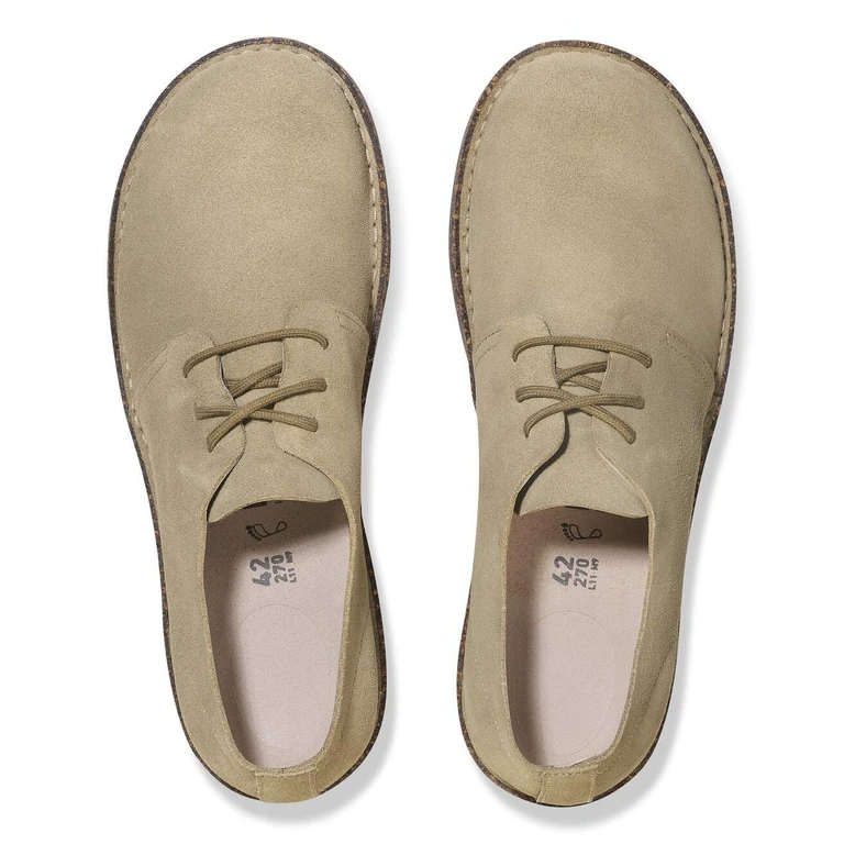 Unisex Uppsala Low Suede Leather Faded Khaki