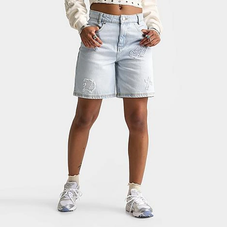 Short en jean Hoodrich Mist à appliques