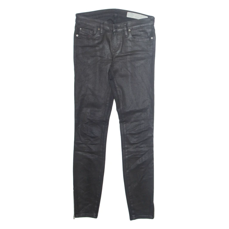 DIESEL Womens Trousers Black Slim Skinny W26 L28