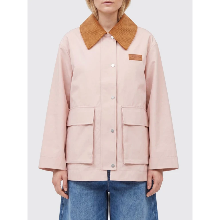 Recycled Polyethylene Shirt Jacket with Velvet Collar (A1010227065)