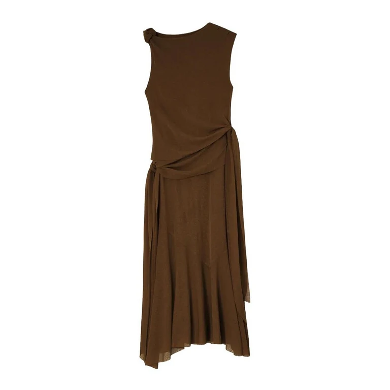 Ganni Maxi Robe - Blanc (A1030487ZWX)