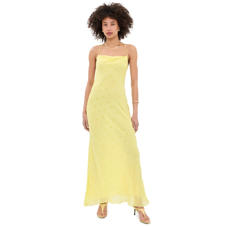Bec + Bridge Arielle Slip Maxi Dress Citrus 8