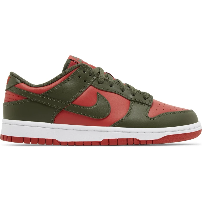 Men's Dunk Low 'Mystic Red Cargo Khaki' Sneakers